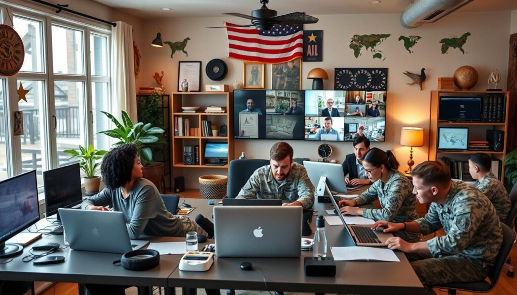 remote career paths for military-related applicants