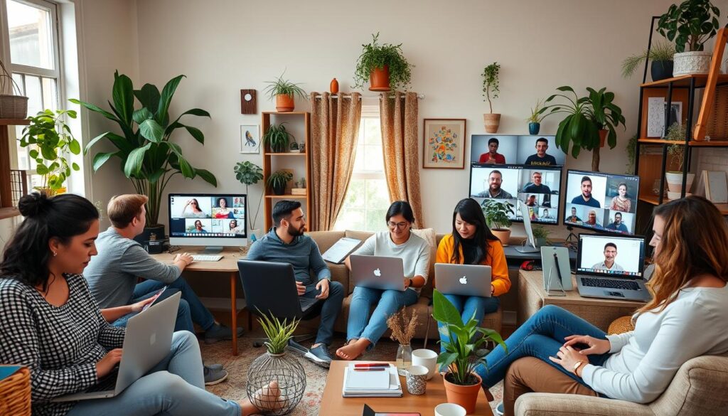 remote work community