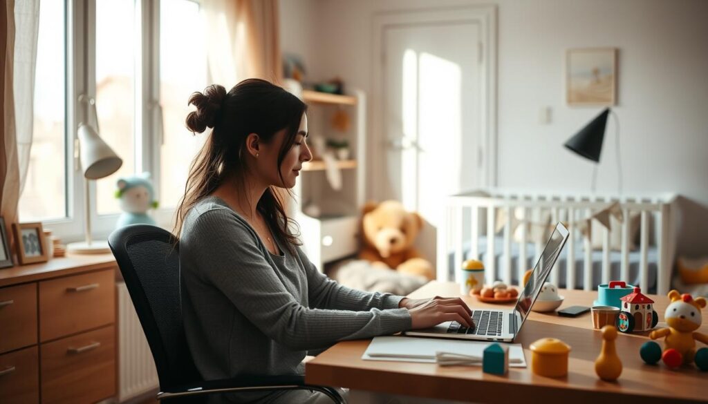 Balancing work and baby needs