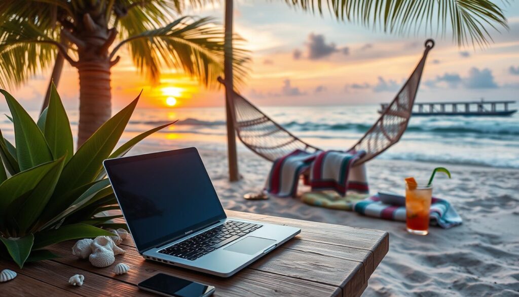 Beachside productivity hacks