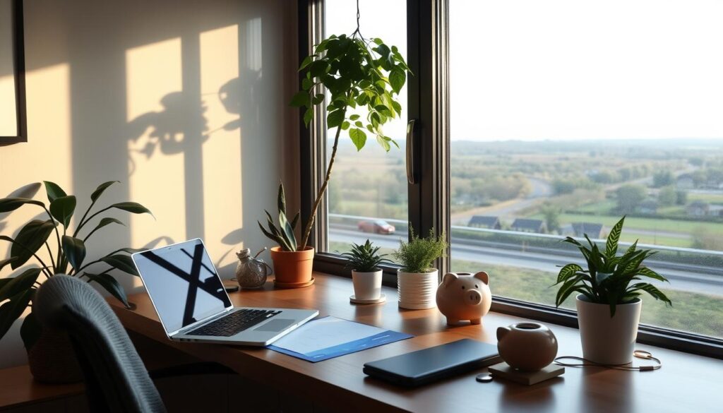 Cost savings from reduced commuting