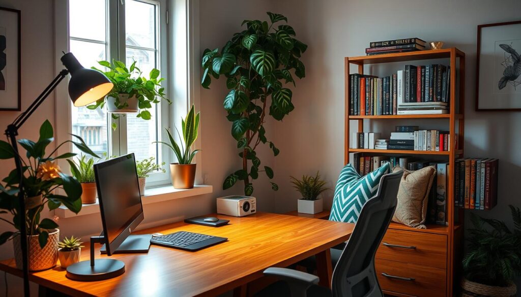 Cozy home office setup Cozy home office setup