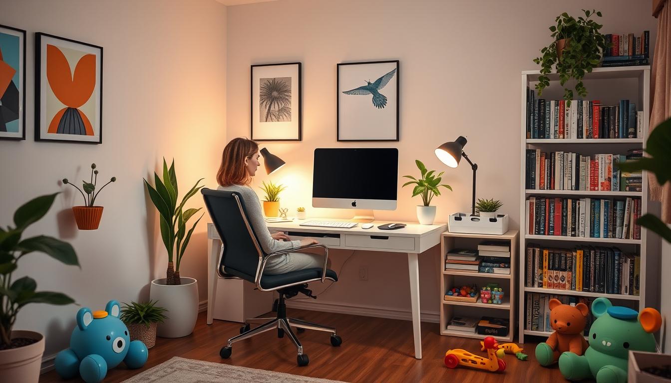 Creating an ideal home office space for moms working from home