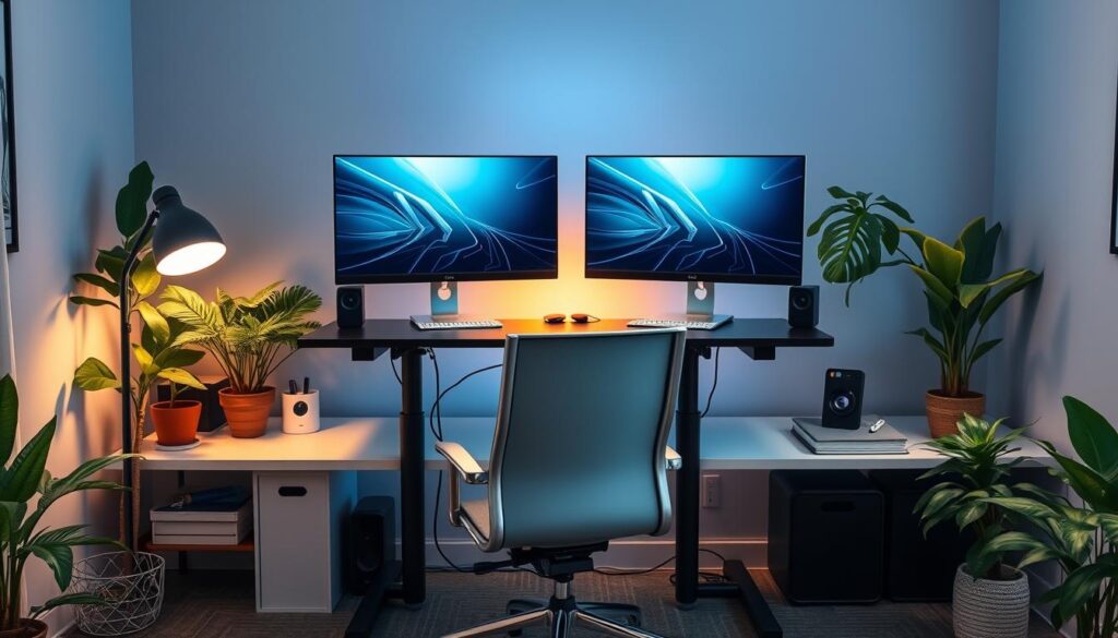Ergonomic home office setup Ergonomic home office setup