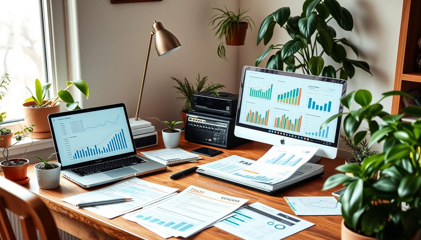 Financial planning and forecasting for home business success