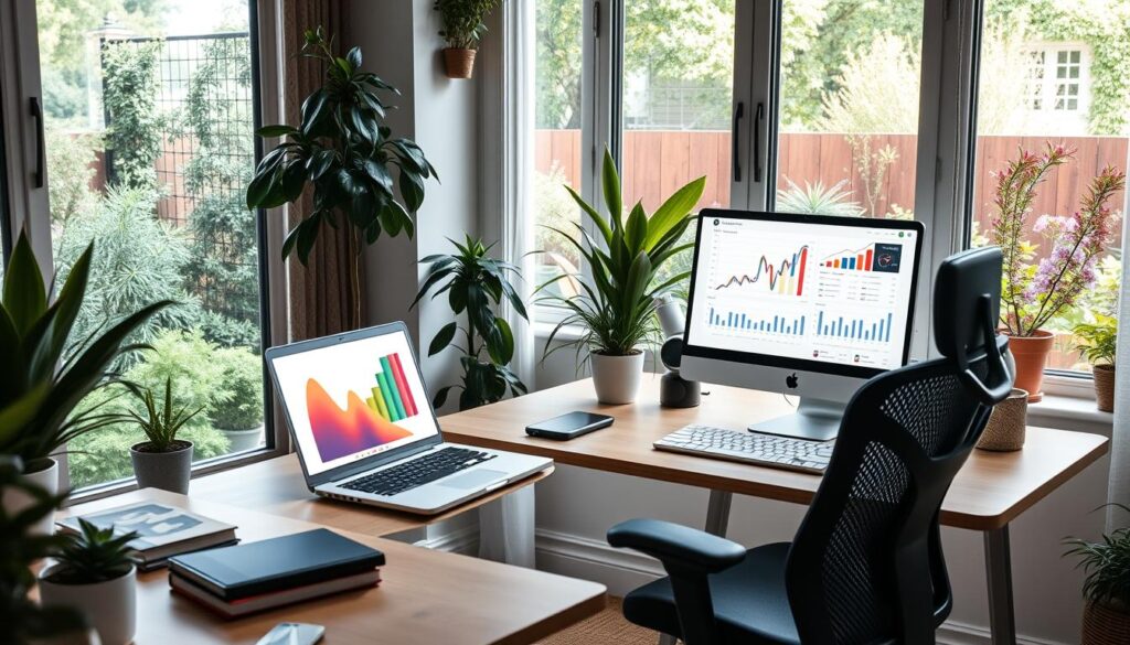 Remote work landscape Remote work landscape