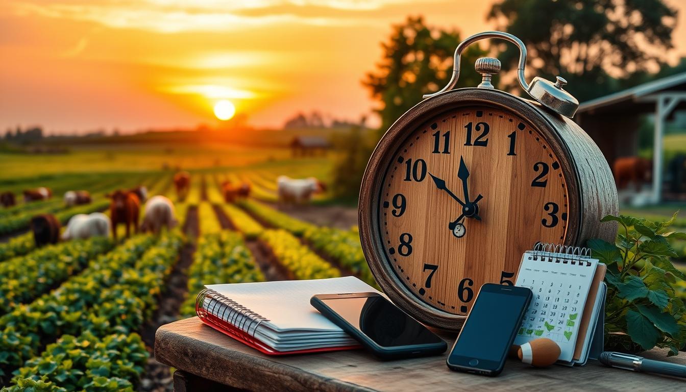 Time management tips for farmers running home businesses
