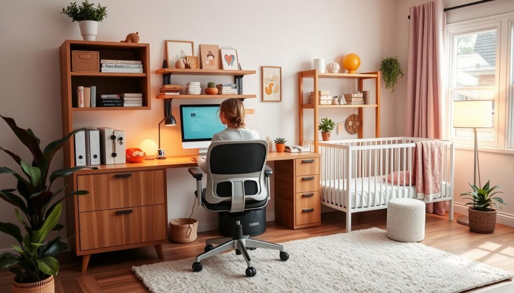 functional workspace for moms