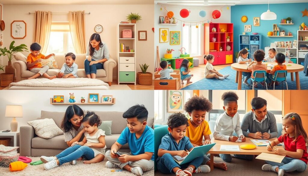 nanny services, daycare centers, after-school programs