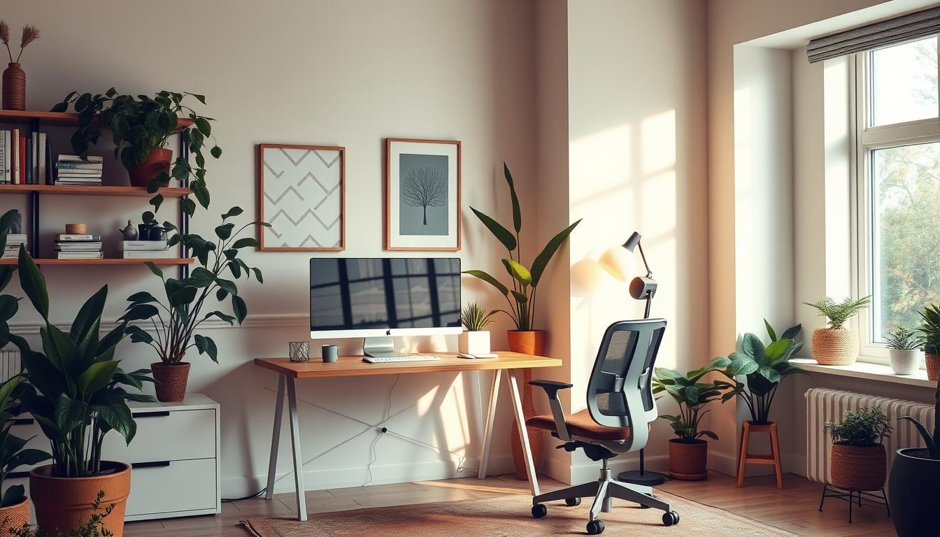 remote work aesthetic