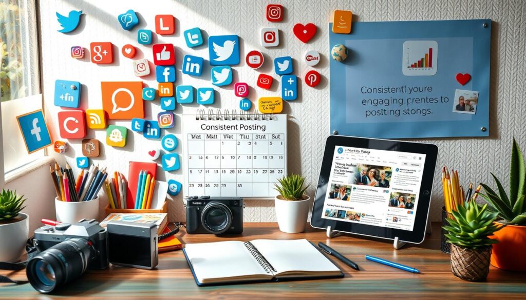 social media consistency