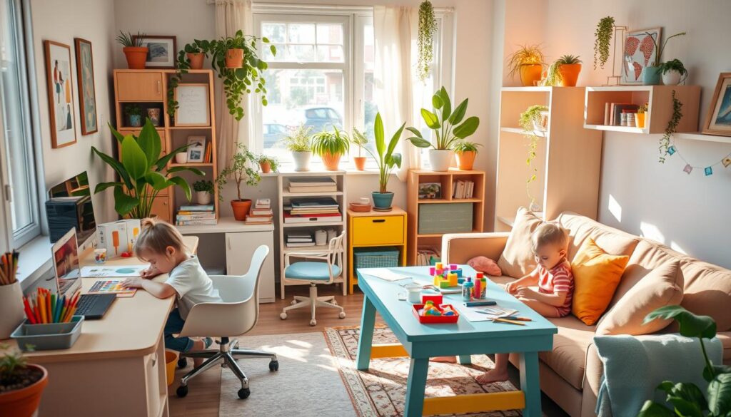 work from home kid activities