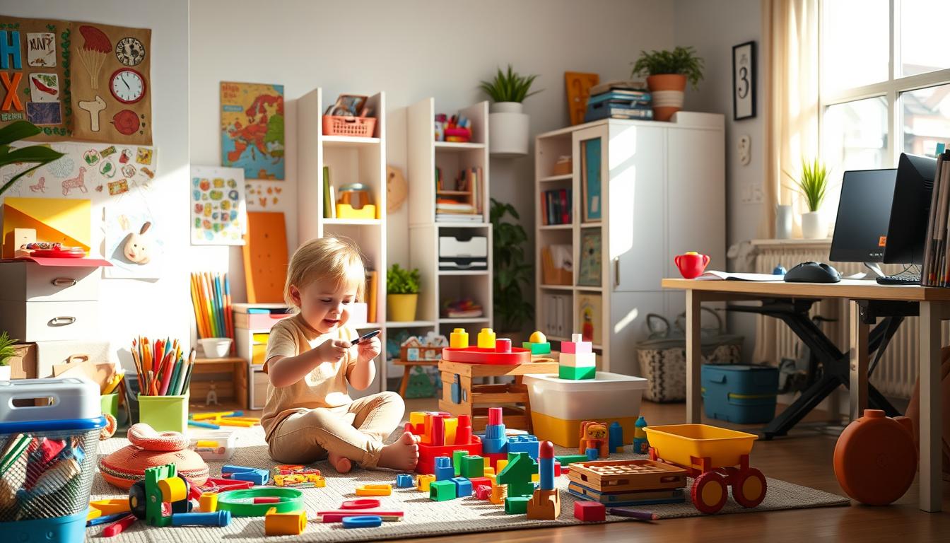 work from home kid activities