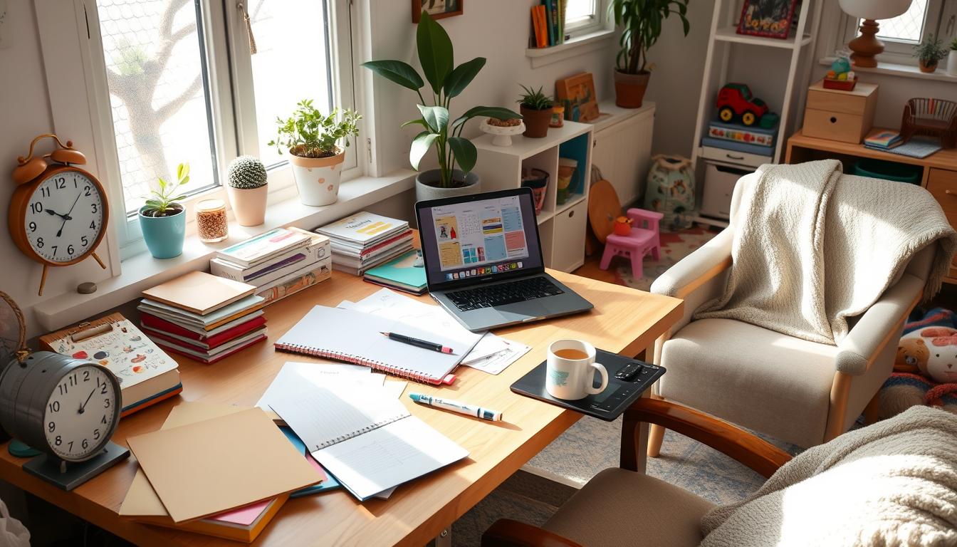 work from home mom schedule