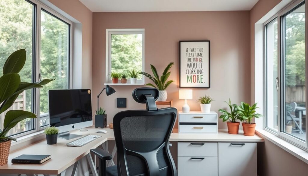 Home office setup